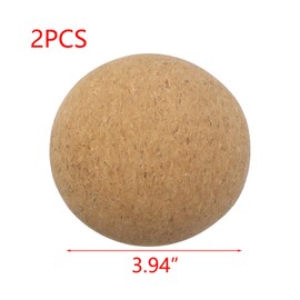 Woogim 2PCS Wine Bottle Stoppers 100mm/3.94" Wine Bottle Ball Stoppers Wine Bottle Caps for Wine Decanter Carafe Bottle Replacement