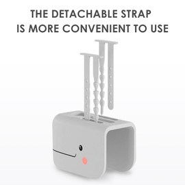 Adorila - Cubierta de boquilla de baño de silicona para niños, cubierta de llave de tina de baño, protector extensor para llave de baño (gris)