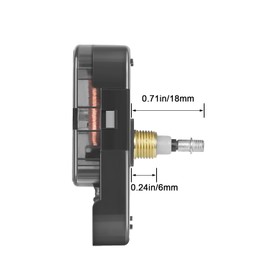 2 Pieces 12888 High Torque Clock Movement for Wall Clock Mechanism Replacement, with 4 Pairs of Clock Hands (Shaft Length 0.71 inch)