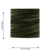 firstchoicelighting Set of 2 Green Crushed Velvet Table Lamp Shades,