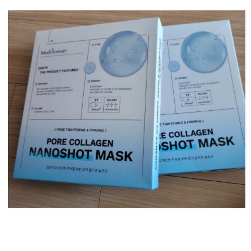 MediAnswer MEDIANSWER Pore Collagen Nanoshot Mask Pack 20 sheets /
