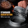 PURPLEBIRD Hamburger Press Patty Maker, Adjustable Burger Shaper Mold, 1/2
