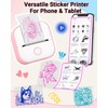 Memoking T02 Mini Printer - Print Pods Sticker Printer Portable