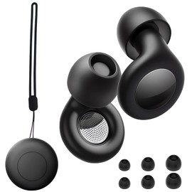 SUNNIFLY Silikon Ohrstöpsel zum Schlafen, Ohrstöpsel für Effektiven Gehörschutz Chlffua, GeräUschreduzierung um 30db, für Nachts Schlafen, Arbeiten, Reisen