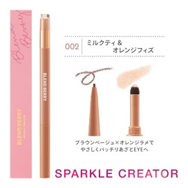 BLEND BERRY Sparkle Creator 002 (Milkti & Orange Fizz) Eye Color Eyeliner KOSE