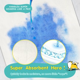 LeapSheep Dog Diaper Liners Pee Pads for Male and Female Dogs, Dog Period Pads, Super Soft Absorbtion Dog Booster Pads Fits Belly Bands, Wraps and Washable Dog Diapers Female (M, 20)