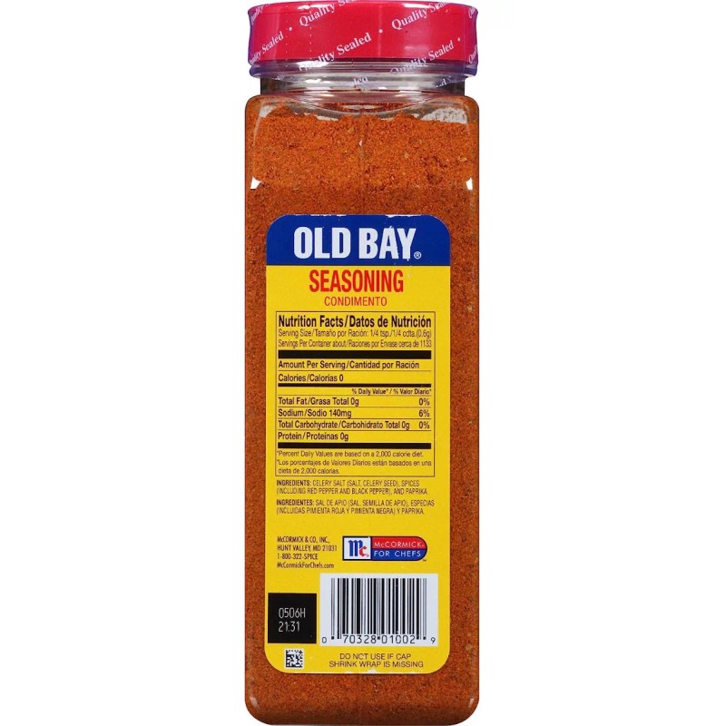 Old Bay Sazonador Old Bay Seasoning 680 Gramos