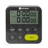 HENDI Double Digital Kitchen Timer, 2 Independent Times, 3 Alarm