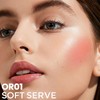 FOCALLURE Silky Cream Liquid Blush,Leaving a Matte Dewy Makeup Look,Easy