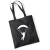 Huuraa Jute Bag Paragliding Gift 10 Litres Black Cotton Paragliding