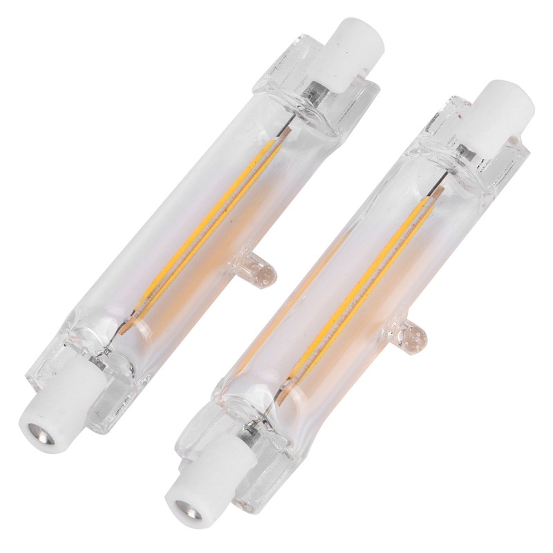 2Pcs R7S COB Bulb 5W 78mm Highlight Double Ended Flood