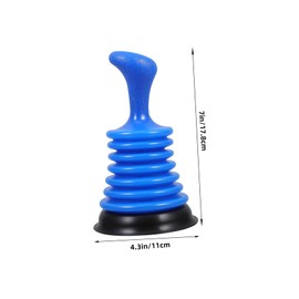 TEHAUX Plunger for Sink Drain Portable Unclogger for Small Spaces for Kitchen Bathroom Shower Drains Lightweight Easy to Clean Versatile