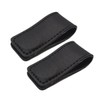 INAZUMA Leather Magnetic Clip 2 Pack Black LMC-2-11