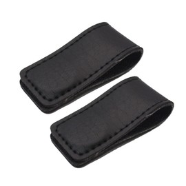 INAZUMA Leather Magnetic Clip 2 Pack Black LMC-2-11
