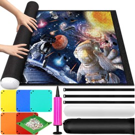 Purpledi Puzzle Roll Storage Mat, Puzzle Roll Mat for 1000 1500 2000 3000 Puzzle Pieces Puzzle Pad, Portable Puzzle Mat, Puzzle Mat for Puzzles on