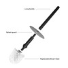 Santrue Toilet Brush and Holder Set Black for Bathroom Modern