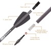 NIKA ARCHERY - Pernos de ballesta de 7.5 pulgadas, flechas