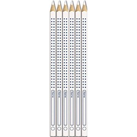 Faber-Castell Grip Notebook and Blackboard, Pack of 6 in White