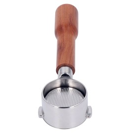 Portafilter 51mm 2 Ears Bottomless Coffee Handle Stainless Steel for Delonghi ECO310 C1 Type Red Acid Branch