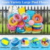 Extra Large Pool Float Storage Bag,79×47 in Hanging Pool Toy