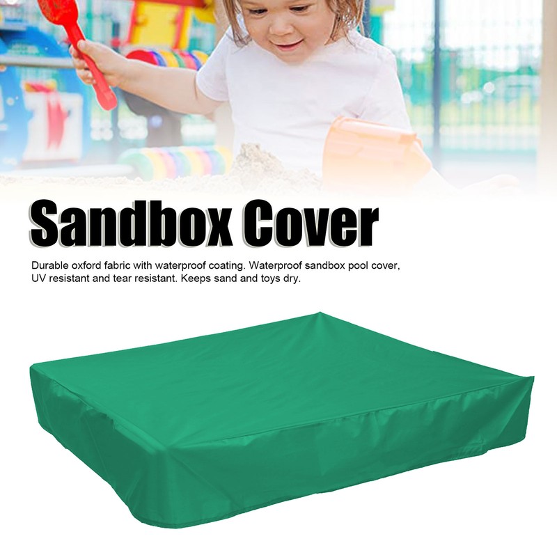Green Sandbox Cover Square Sandbox Pool Protective Cover Sandbox Canopy