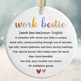 Coworker Ornament - Christmas Coworker Gifts - Appreciation Gifts for Work Bestie