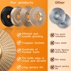 BLEKOO 4PC Angle Grinder Wood Carving Disc Set, 4" &