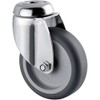 Tente Swivel Castor with Back Hole 75 mm Agila Rustproof