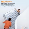 Plastic Mattress Bag for Moving Storage, Waterproof Mattress Cover, Mattress