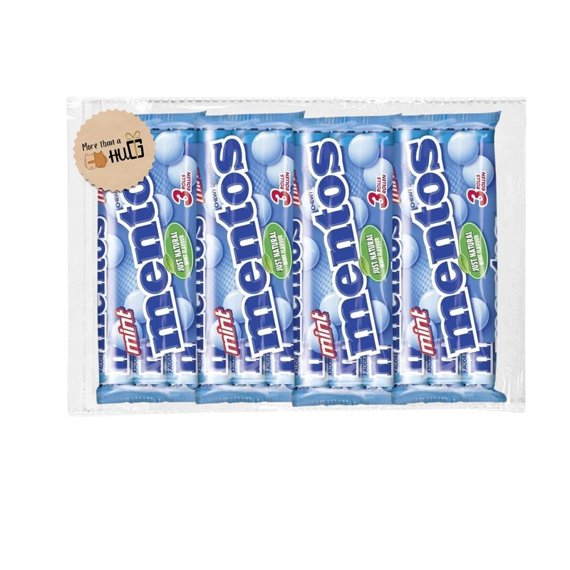 Mentos Mint Multipack Bundle - x4 Mint Flavour Multipacks (3x37.5g