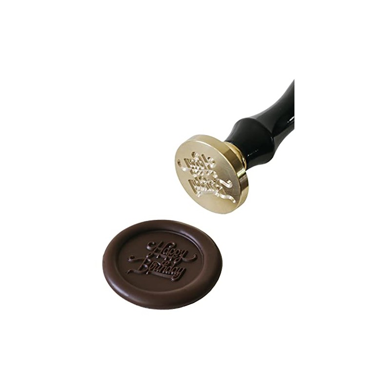 Martellato 20FH30S Chocolate Stamp, 30 Millimeter Happy Birthday