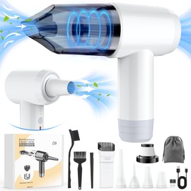 Desk Vacuum, Mini Desk Vacuum Cleaner for Keyboard , Rechargeable Cordless Compressed Air Duster for Keyboard Vacuum, Computers Electric Air Duster, Handheld Car Vacuum Cleaner for Shop Offices Car