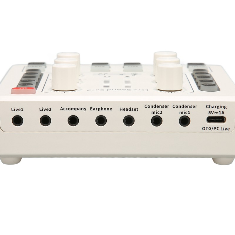 Live Sound Card Multiple Sound Effects Voice Changing Mini Sound