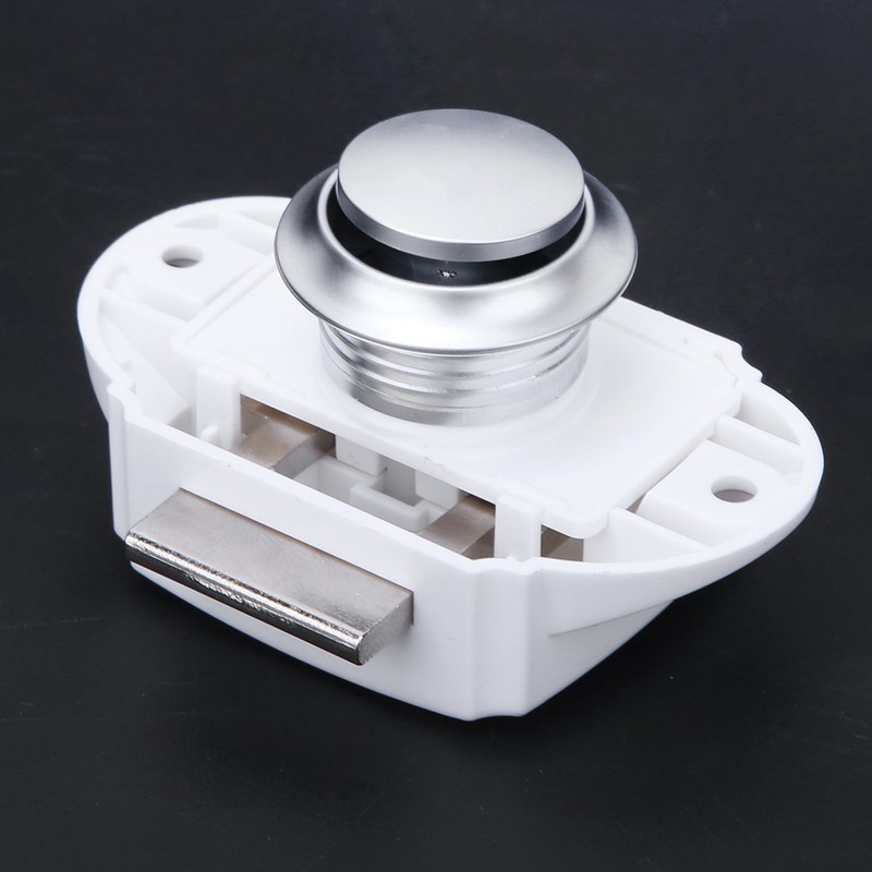 Pearl Chromium Keyless Push Pull Push Lock for RV /