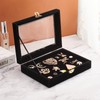 OLYCRAFT Velvet Pin Display Case Box Brooch Collection Display Case
