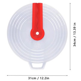 Pack of 2 Universal Splash Guards, Splash Guard Bowl Lid, Splash Guard Lid, Splash Guard for Mixer, Prevents Annoying Splashing of Dough When Mixing, 31 x 34 cm