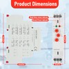 AGJIQ Multifunctional Delay Time Relay, GRT8-M1 AC/DC 12V-240V Wide Voltage