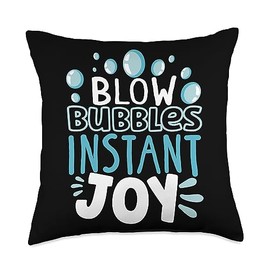 Soap-Making Soap-Maker Bubbles Bubble Bathroom Homemade Soap Soapmaking Funny Bubble Quotes Throw Pillow, 18x18, Multicolor