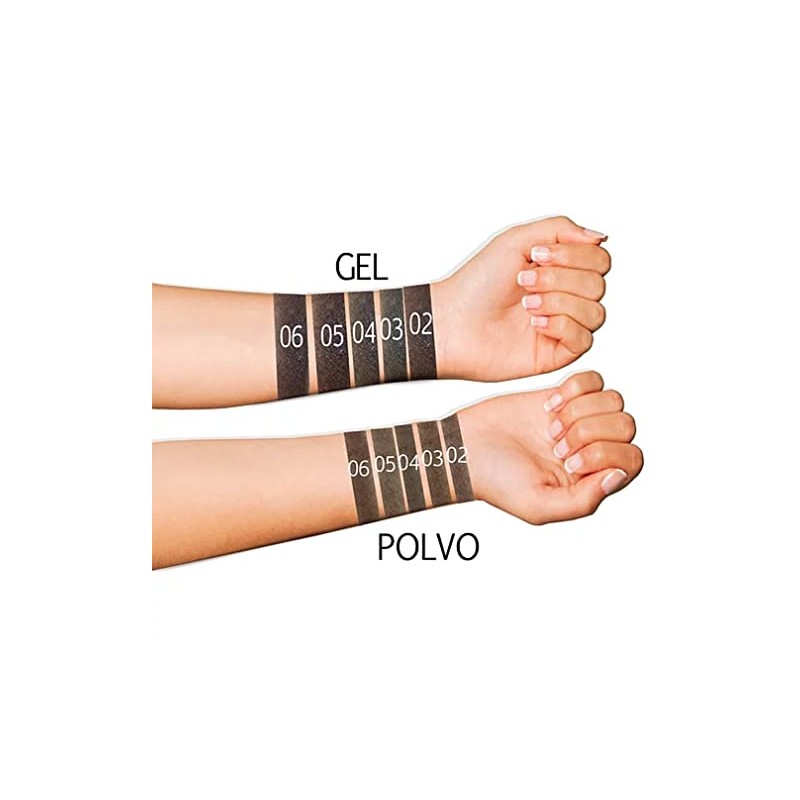 Saniye Delineador Gel + Sombra Para Ceja Con Pincel (Tono