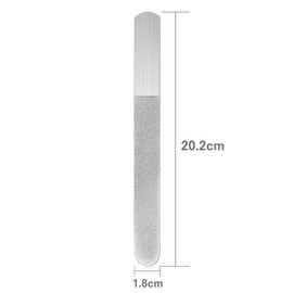 5X Diamond Deb Double Side Steel Nail Sanding File Buffer Washable Manicure Tool AU