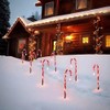 Outdoor Solar Garden Lamp Waterproof Solar Christmas Cane Stake Light