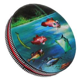 Kisangel Musical Ocean Drum for Educational Percussion Instrument for Safe Materials Easy to Use for Music Engagement and Sound Therapy for Birthdays and Holidays