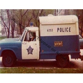 Chicago Police Paddy Wagon VTG Brochure Ad Reproduction Print 8.5x11"