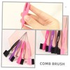 MERRYHAPY Pure Pvc Case Eyebrow Brush Double-ended Hair Edge Brush