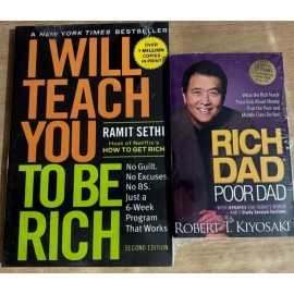 Rich Dad Poor Dad & I WILL TEACH YOU Combo of 2 Book Set , Paperback