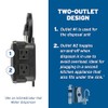 InSinkErator Garbage Disposal Air Switch Kit, Dual Outlet Sink Top
