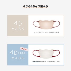 [KANEYAMA] 4Dマスク 立体マスク 敏感肌に優しい不織布 バイカラーマスク 血色マスク くちばし 使い捨て 小顔 チークマスク 耳が痛くならない カラーマスク＼冷感マスク追加／ (サンドベージュ)