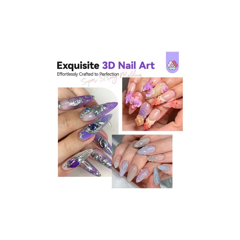 Saviland 3d Sculpting Gel Transparente 2pcs, Gel Moldeador