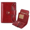 BVEOGMRO Small Wallet Women RFID Blocking Bifold Wallets Vegan Leather
