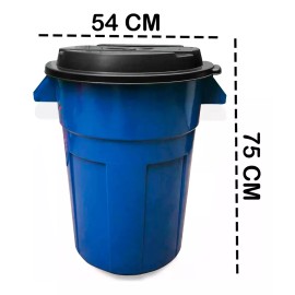 CASA_VERA 3 Botes De Basura Grande Reforzados 120 Litros